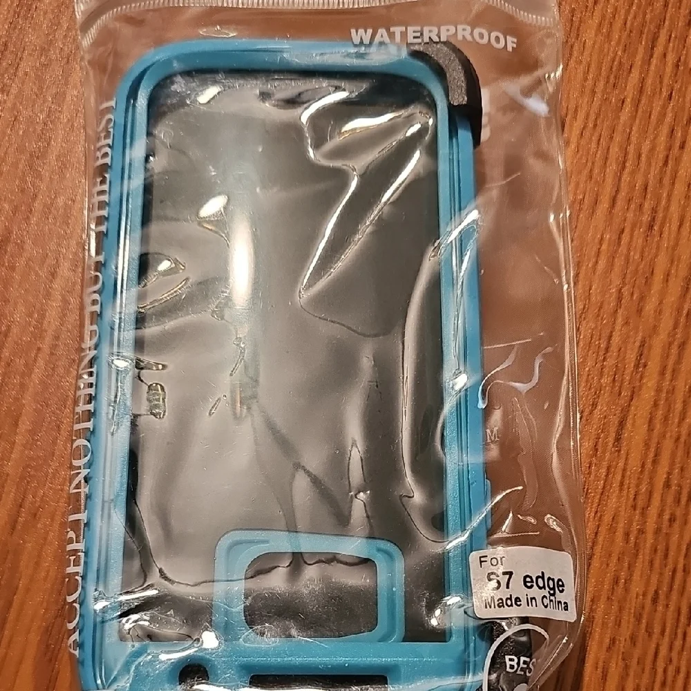 Waterproof Phone Case for S7 Edge - Blue NEW